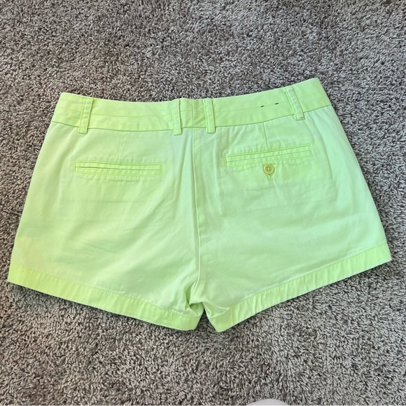 {J.Crew} Neon Yellow Chino Shorts - Picture 6 of 7